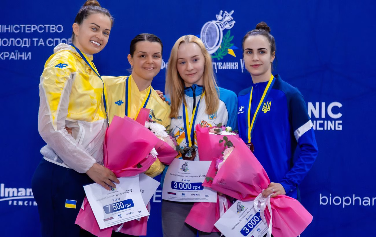 Україна-2025: підсумки захопливого чемпіонату з фехтування в Києві підведені