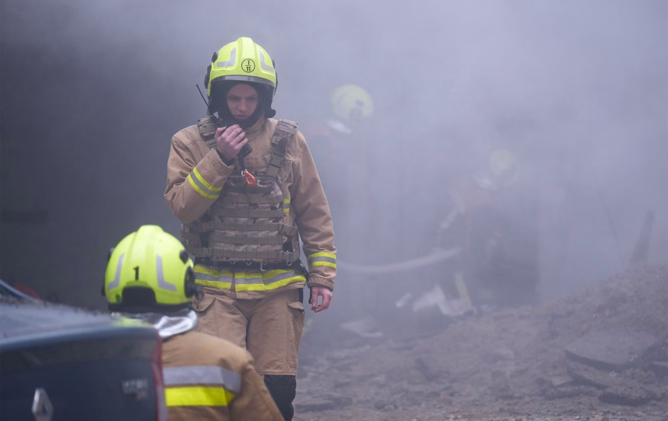 Пожежа і руйнування в центрі Львова: перші результати атаки, що пошкодила будівлю
