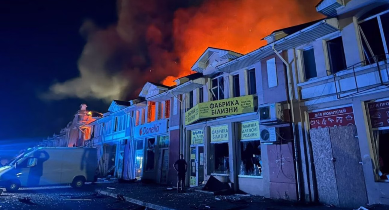 Росія відповіла на заклик до припинення вогню масованою атакою дронів уночі, - Зеленський