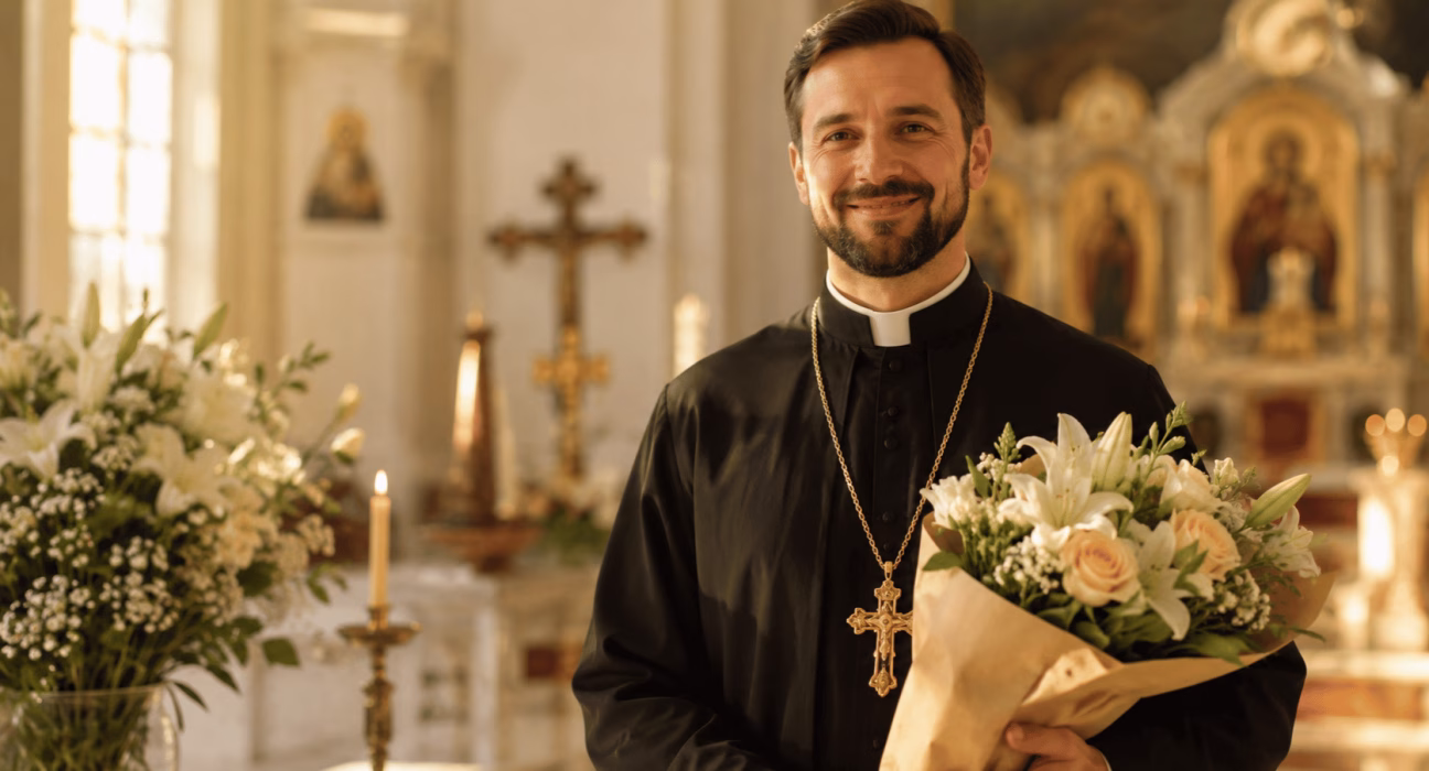 Привітання священику з днем народження